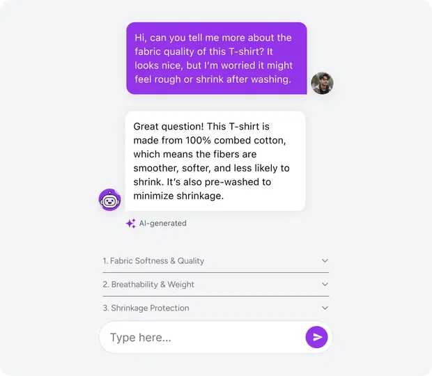 Handle shopper queries seamlessly Handle shopper queries seamlessly