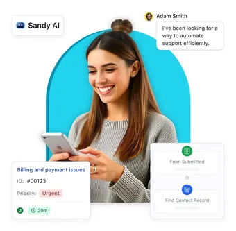 Scale your support with AI-powered automation