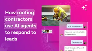 Roofing lead response with AI agents How roofing companies use AI agents to respond to leads instantly