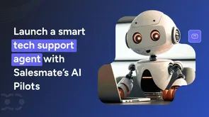 How to build a tech support AI agent in Salesmate CRM