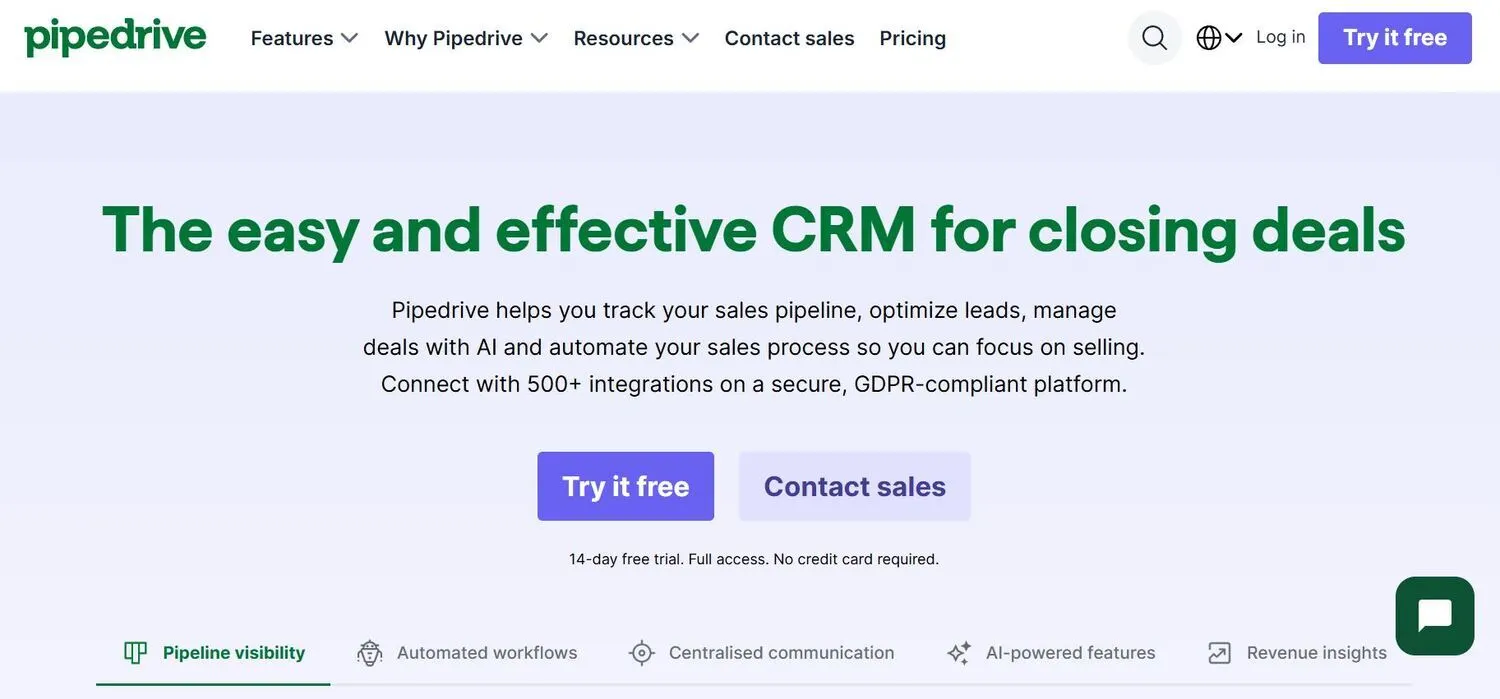 Pipedrive CRM