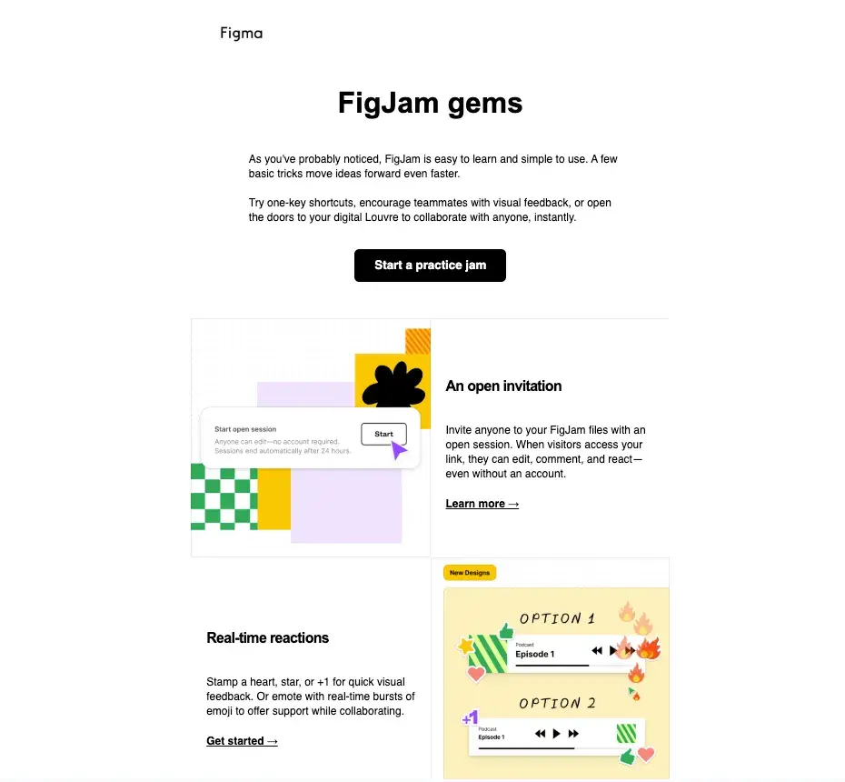 Onboarding email that drives activation