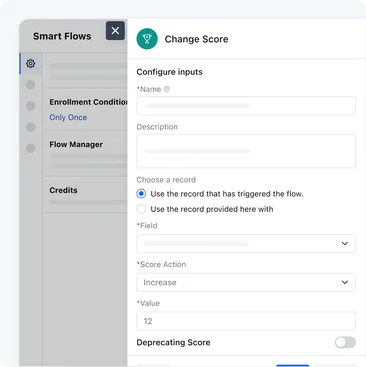 Increase or deprecate scores based on your needs