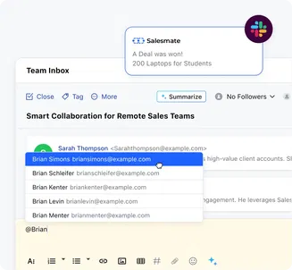 Keep everyone in a close loop