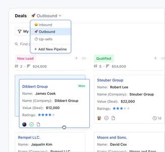 Keep your sales pipeline organized and moving Keep your sales pipeline organized and moving