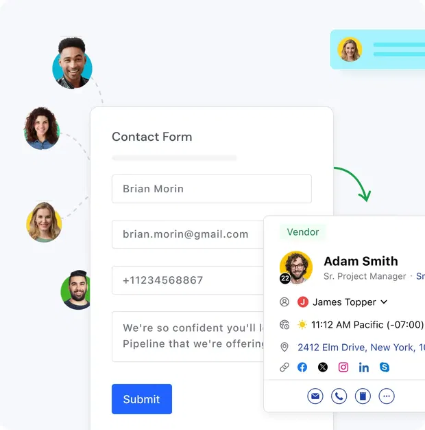 Built-in lead gen tool, centralized data, no hassle! Built-in lead gen tool, centralized data, no hassle!