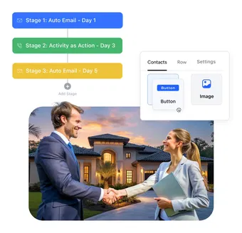 Magic of real estate follow-ups blended in a CRM