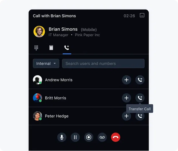 Make calls, without leaving your CRM Make calls, without leaving your CRM