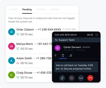 Make notes during the calls to never miss on any detail