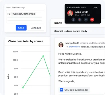 Manage pipeline, communication, and follow-up from one CRM