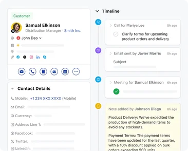 360-degree view of distributors and clients