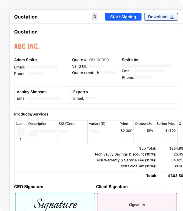 Send instantly. Track engagement. Get e-signed faster. Send instantly. Track engagement. Get e-signed faster.