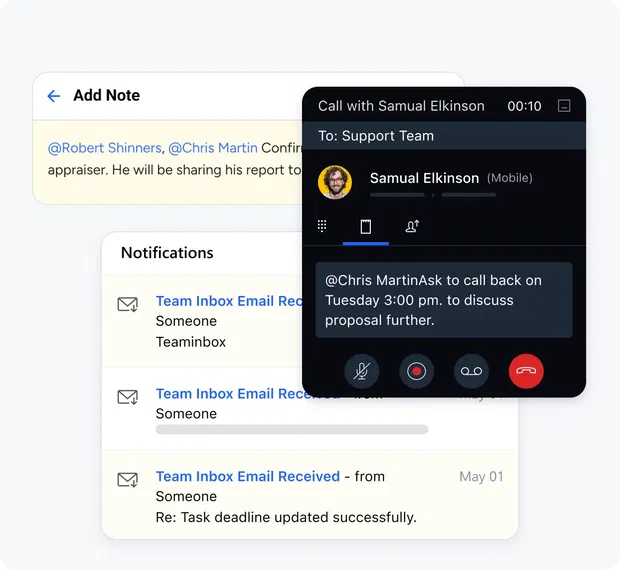 Mention, notes & notifications Mention, notes & notifications