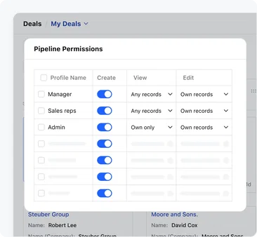 Turn off features Turn off features