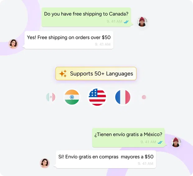 Multilingual support Multilingual support