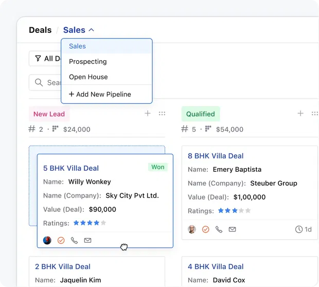 Never miss a deal & stay on track with custom pipelines Never miss a deal & stay on track with custom pipelines