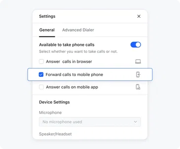 Never miss an opportunity by forwarding important calls Never miss an opportunity by forwarding important calls