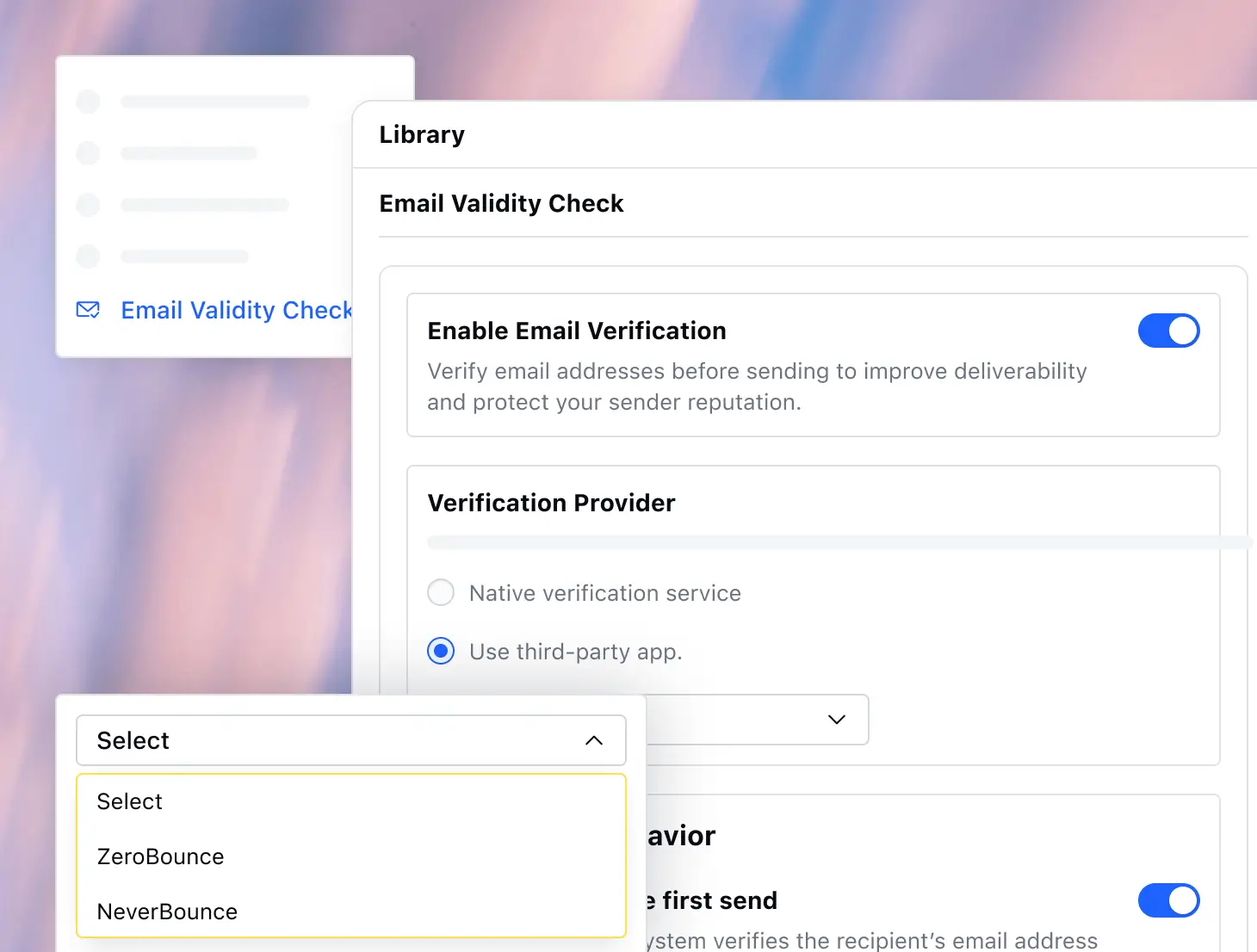 NeverBounce & ZeroBounce Email Verification