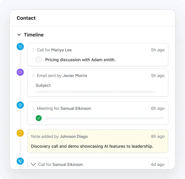 No more manual activity tracking in CRM