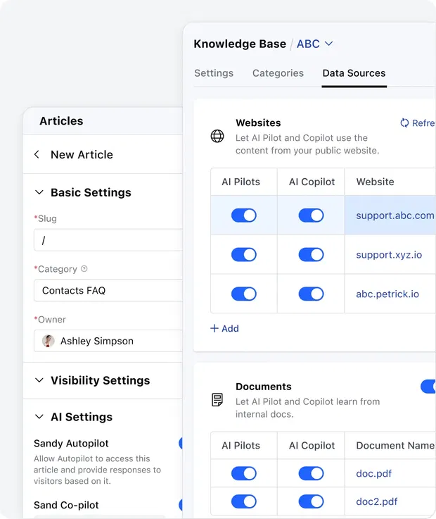 Optimize and customize your AI Agent’s brain Optimize and customize your AI Agent’s brain
