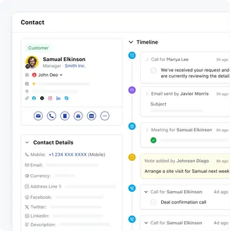 Organize industry contacts & current customers