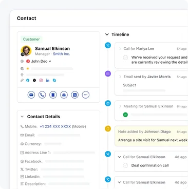 Organize industry contacts & current customers