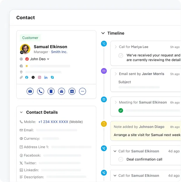 Organize industry contacts & current customers Organize industry contacts & current customers