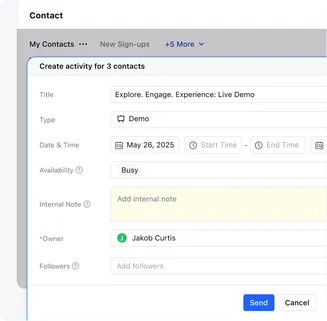 Perform bulk activities to save time