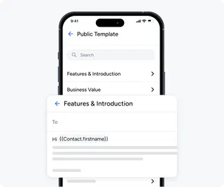 Personalize your emails and manage campaigns