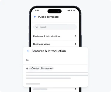 Personalize your emails and manage campaigns