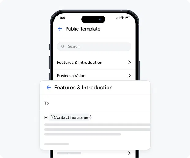 Personalize your emails and manage campaigns