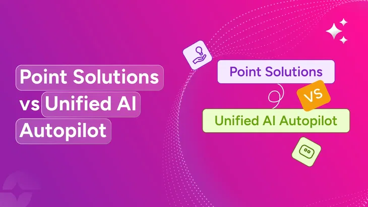Point solutions vs Unified AI autopilot: What actually works for modern teams