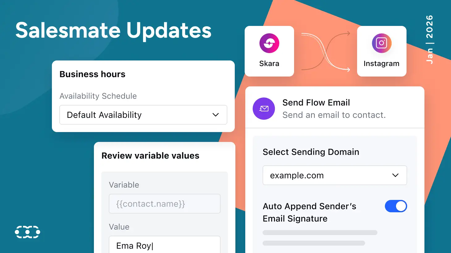 Salesmate Updates