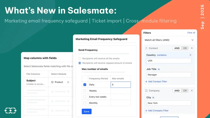 September updates 2026: Faster filtering, smarter email controls, and easier ticket migration