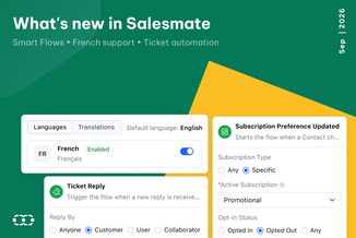 September product updates 2026: Smarter automation and a more global Salesmate