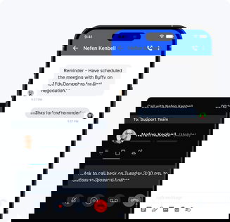 Reach more prospects with built-in calling & texting