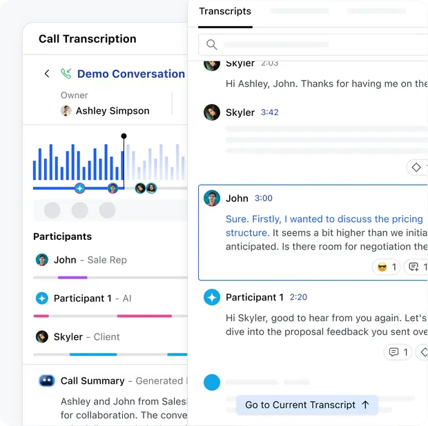Call transcription Call transcription