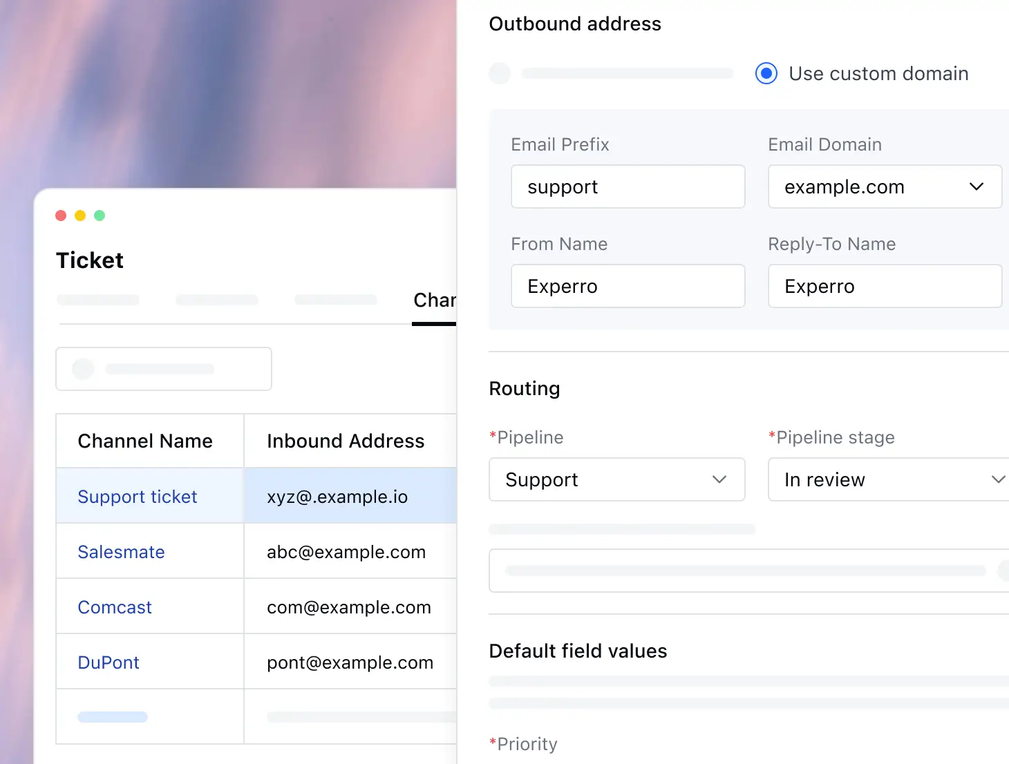 Route incoming support emails with Ticket Channels