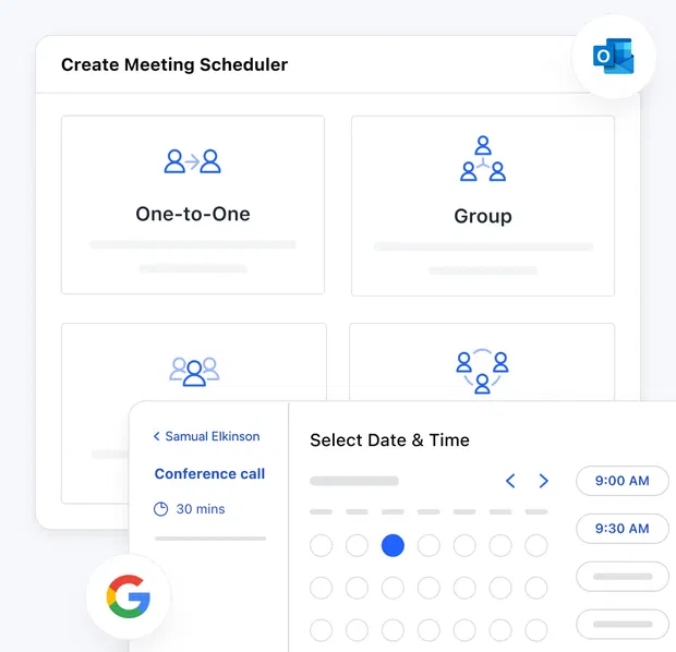 Schedule meeting without the back-and-forth