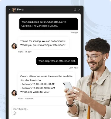 5. Seamless inspection scheduling without back-and-forth