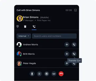 Seamlessly transfer your incoming calls