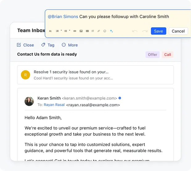 Sell together as a team and close more deals
