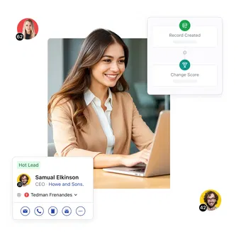 Send conversion-worthy leads to sales teams with lead scoring CRM