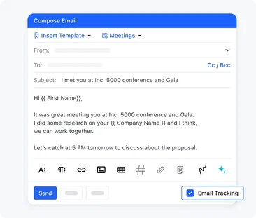 Send personalized emails to your clients