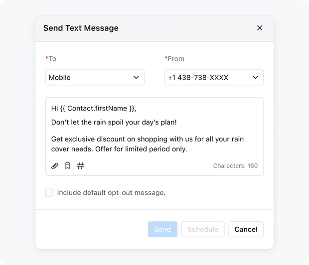 Send texts to stay connected all the time