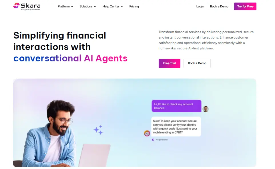 Skara AI Agents for fintech