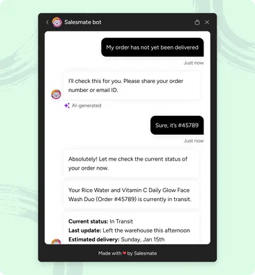 Skara supports ecommerce use cases out of the box