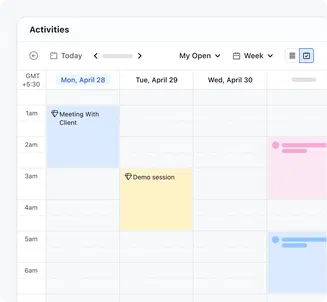 Smart calendar view