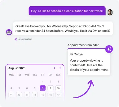 Smart scheduling & reminders