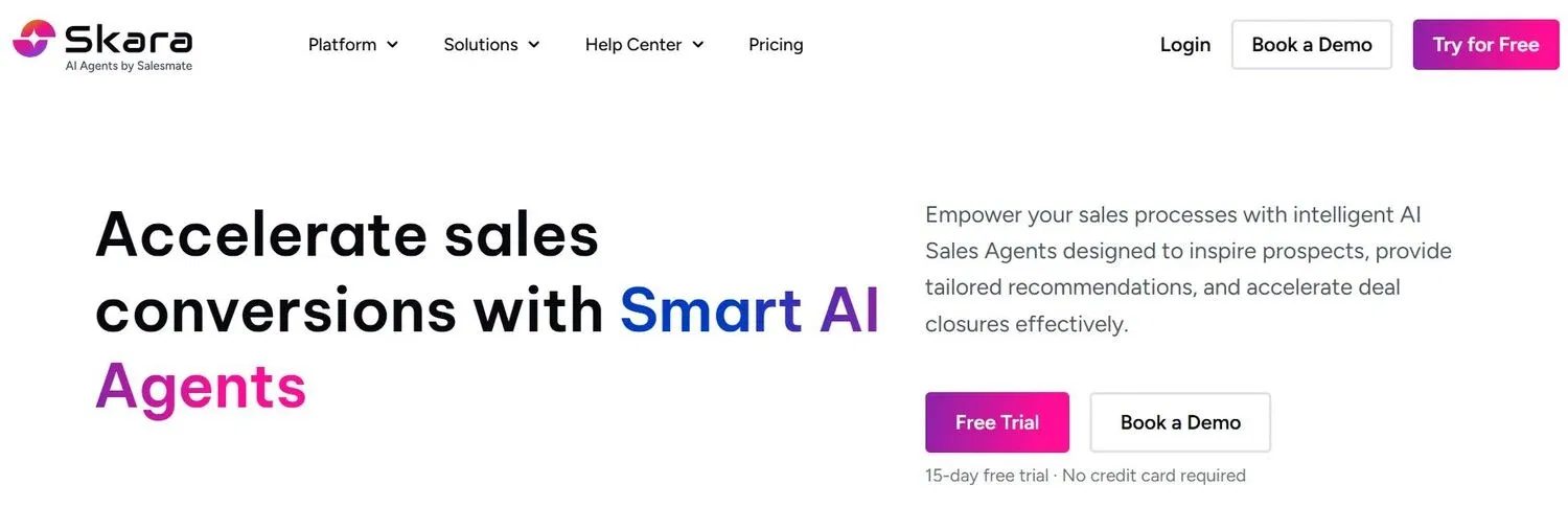 Skara AI Agents by Salesmate